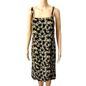 Madison Studio Leaf Print Sleeveless Dress NEW Without Tag Size 10